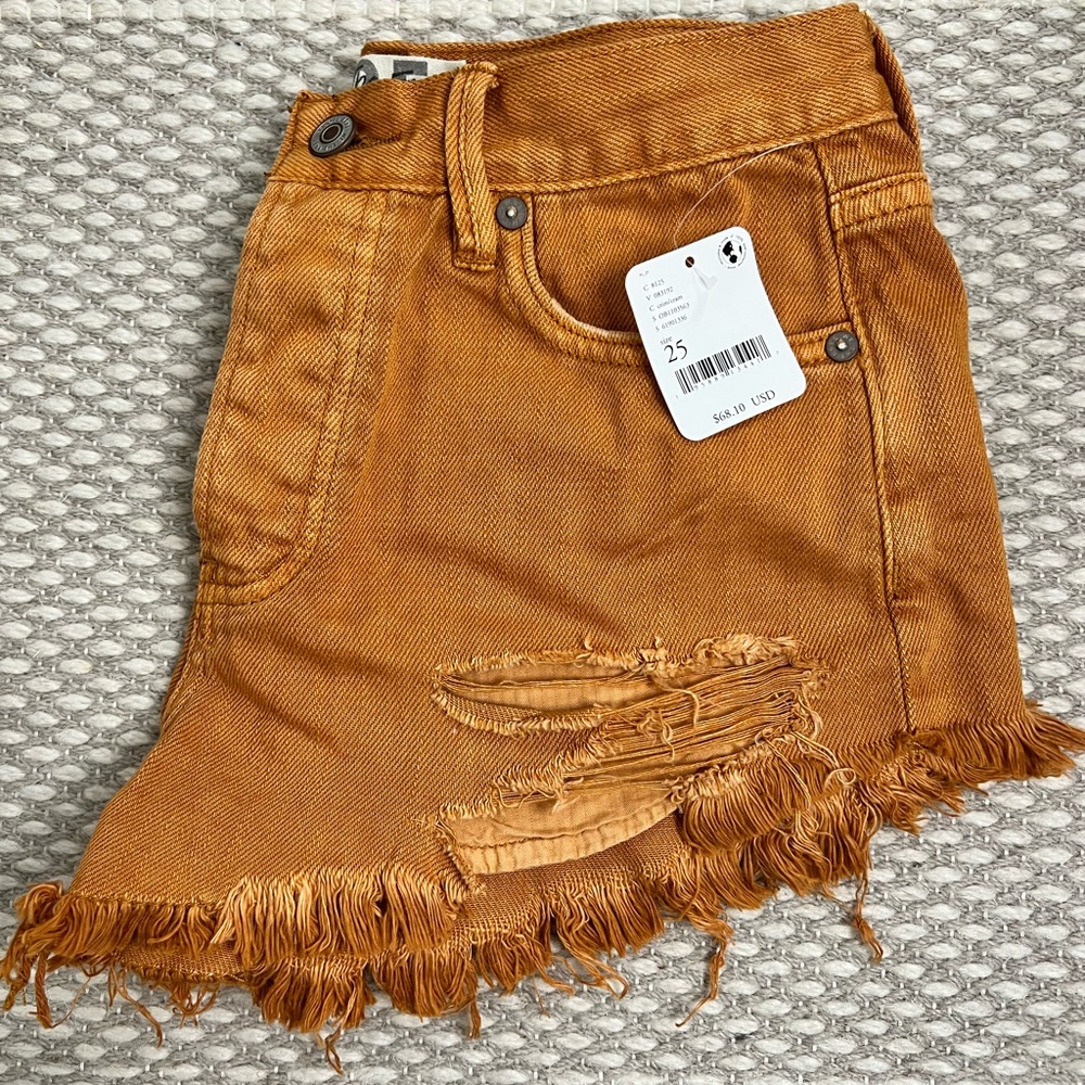 Free People Jean Shorts